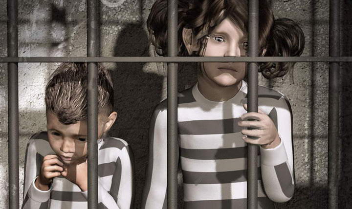 dzieci w wiezieniu